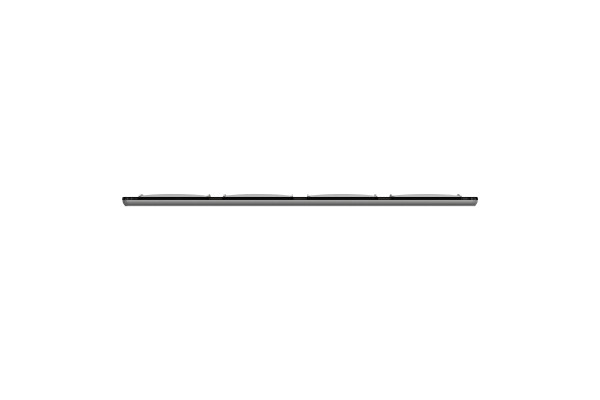 Рамка 4-постова, Чорне скло, Sedna Elements SDD361804