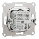 Розетка USB, 2 виходи, тип А+С 2,4А, Антрацит, Asfora EPH2700371