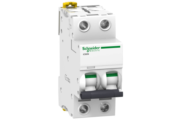 Автоматичний вимикач iC60N 2P 6A B Schneider Electric A9F78206