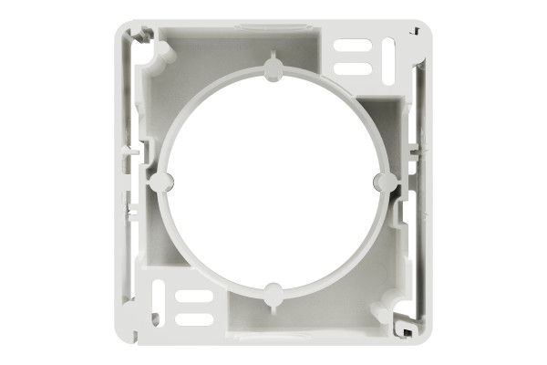 Коробка для зовнішнього монтажу одиночна, Білий, Sedna Design SDD111901