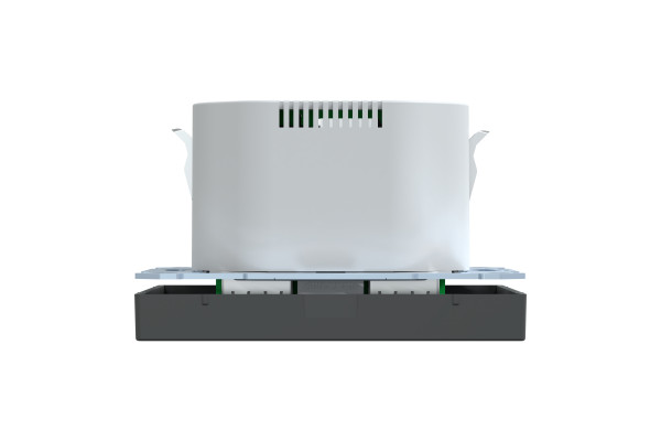 Розетка силова 2К+З, 16А, з USB 2.4A, тип А+А, гвинт.затиск, шторки, Антрацит, пластик, D-Life Merten MTN2366-6034