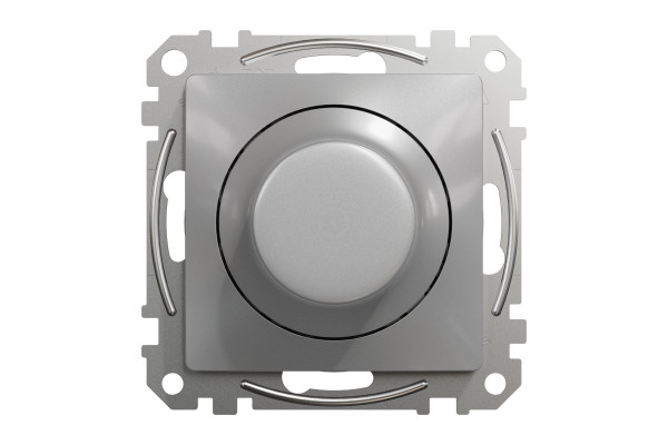 Світлорегулятор поворотний LED, 230В, 100Вт, Алюміній, Sedna Design SDD113502