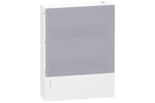 Щит MINI PRAGMA 2ряда/24 модуля, навісний, димчасті дверцята Schneider Electric MIP12212T