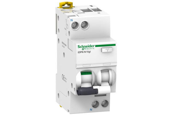 Диф. автоматичний вимикач iDPN N VIGI 1P+N 6кА 10A C А 10мA Schneider Electric A9D02610