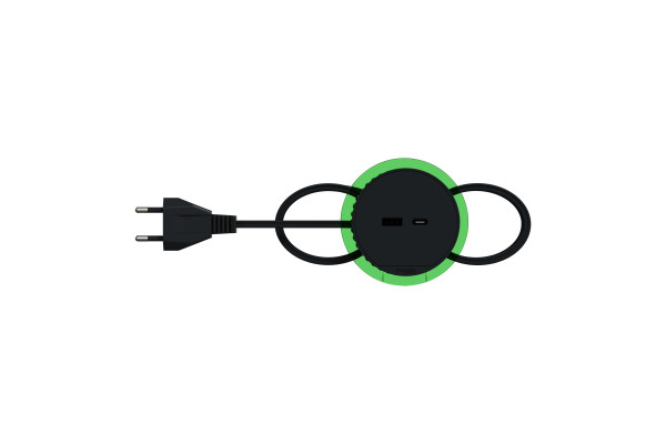 Розетка USB для зарядки в стіл, антрацит, Schneider Electric INS44009