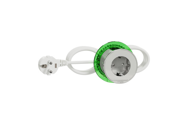 Розетка в стіл 220в, білий, Schneider Electric INS44000
