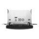 USB розетка A+C, 3 A, 45 Вт, Антрацит Sedna Design SDD114404