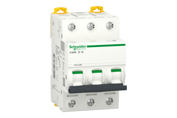 Автоматичний вимикач iC60N 3P 1A B Schneider Electric A9F73301