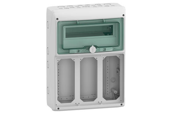Щит MUREVA для промислових роз'ємів на 63А, 460х340х160, 12+1мод. Schneider Electric 13187