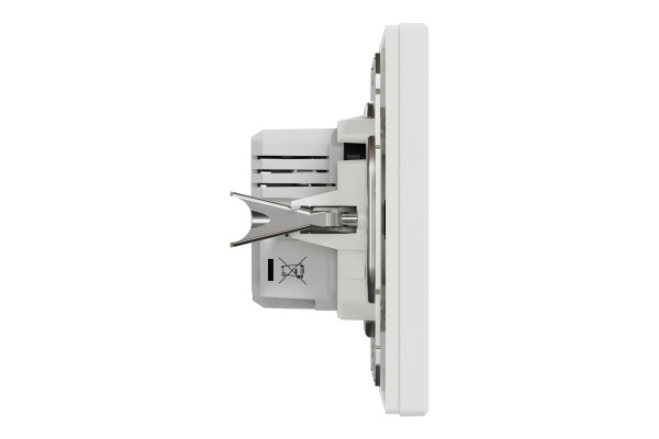 Розетка USB, 2 виходи, тип А+С 2,4А, Білий, Asfora EPH2700321