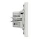 Розетка USB, 2 виходи, тип А+С 2,4А, Білий, Asfora EPH2700321