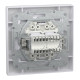 РОЗЕТКА КОМП'ЮТЕРНА RJ45 КАТ. 5Е І ТЕЛЕФОННА РОЗЕТКА RJ12 БІЛА ASFORA, EPH4900121