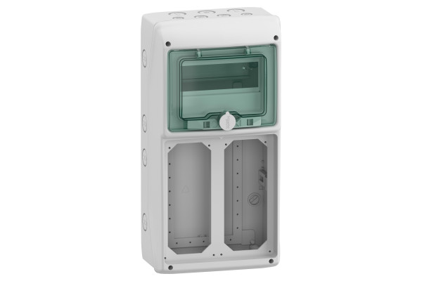 Щит MUREVA для промислових роз'ємів на 63А, 460х236х160, 8мод. Schneider Electric 13186