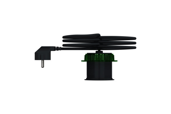 Розетка в стіл 220в з USB тип А, антрацит, Schneider Electric INS44005