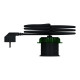 Розетка в стіл 220в з USB тип А, антрацит, Schneider Electric INS44005