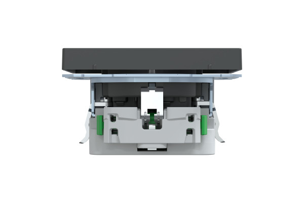 Розетка силова 2К+З, 16А, з USB 3A, тип А+C, гвинт.затиск, шторки, Антрацит, пластик, D-Life Merten MTN2367-6034