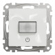 Датчик руху з кнопкою, 160град, 10А-230В, Білий, Sedna Design SDD111504