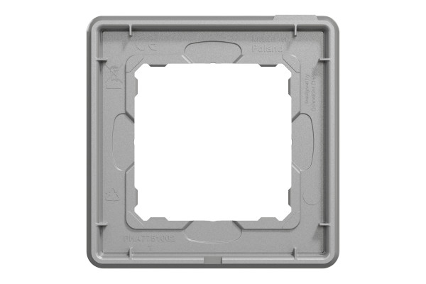 Рамка 1-постова, Біле скло, Sedna Elements SDD360801