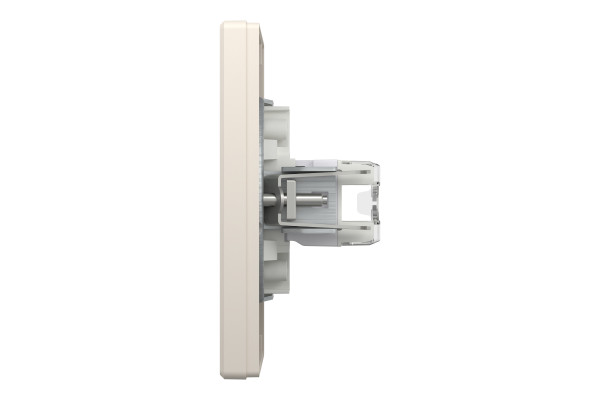 РОЗЕТКА КОМП'ЮТЕРНА RJ45 КАТ. 5Е І ТЕЛЕФОННА РОЗЕТКА RJ12 КРЕМ ASFORA, EPH4900123