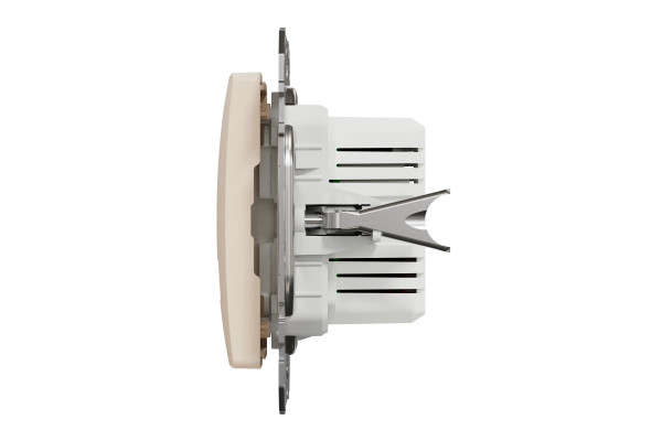 Розетка USB подвійна А+C, 2.4А, 230В, Бежевий, Sedna Design SDD112402