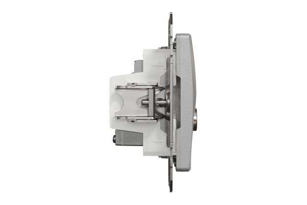 Комп'ютерна розетка RJ45+TV, кат. 6, неекр. UTP, Алюміній, Sedna Design SDD113469T