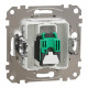 Комп'ютерна розетка RJ45, кат. 5e, неекр. UTP, Білий, Sedna Design SDD111451