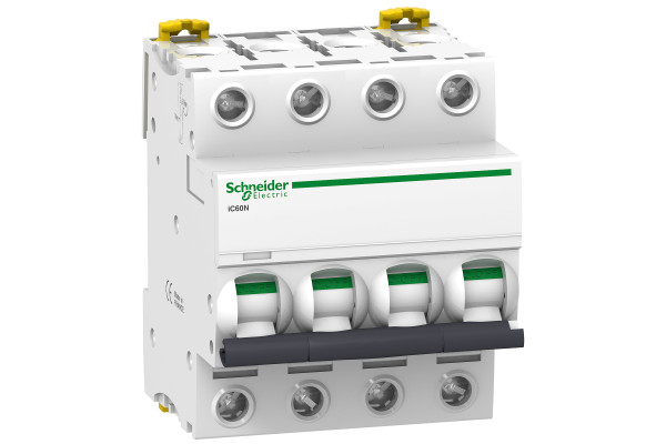 Автоматичний вимикач iC60N 4P 3A B Schneider Electric A9F73403