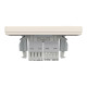 РОЗЕТКА КОМП'ЮТЕРНА RJ45 КАТ. 5Е І ТЕЛЕФОННА РОЗЕТКА RJ12 КРЕМ ASFORA, EPH4900123