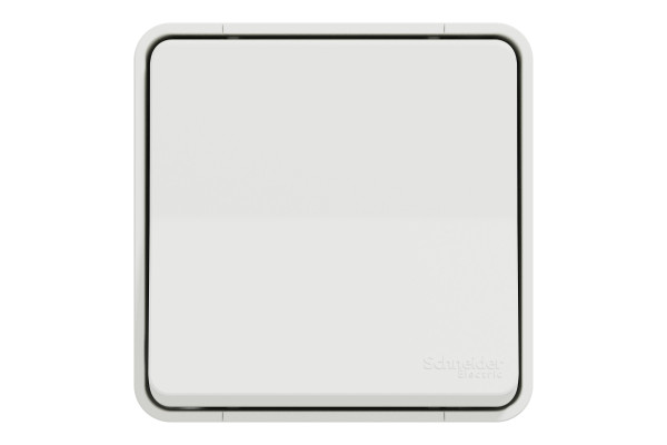 Одноклавішний перемикач, IP55, сх.6, поверх. монтаж, білий, Mureva Styl MUR39021