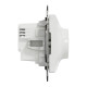 Світлорегулятор поворотний LED, 230В, 100Вт, Білий, Sedna Design SDD111502