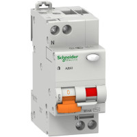 Дифференциальный автоматический выключатель АД63 2П 25A С 30мА Schneider Electric 11474