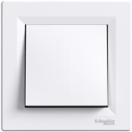 Вимикач зі ступенем захисту IP44, Білий, Asfora EPH0100221