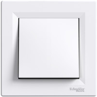 Вимикач зі ступенем захисту IP44, Білий, Asfora EPH0100221