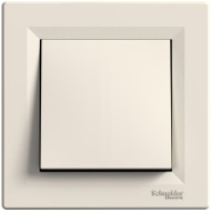 Вимикач зі ступенем захисту IP44, Кремовий, Asfora EPH0100223