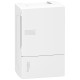 Щит MINI PRAGMA 1ряд/4 модуля, навісний, білі дверцята Schneider Electric MIP12104