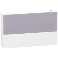 Щит MINI PRAGMA 1ряд/18 модулів, навісний, димчасті дверцята Schneider Electric MIP12118T