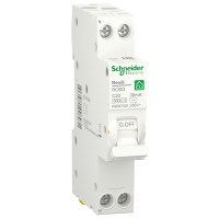 Диференційний автомат 6kA 1M 1P+N 20A C 30mA АC, Resi9 Schneider Electric R9D87620