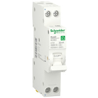 Диференційний автомат 6kA 1M 1P+N 10A C 30mA А, Resi9 Schneider Electric R9D88610