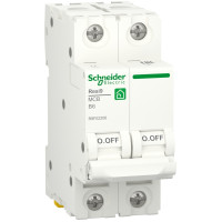 Автоматичний вимикач 6kA 2P 6A В, Resi9 Schneider Electric R9F02206