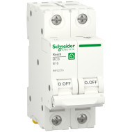 Автоматичний вимикач 6kA 2P 16A В, Resi9 Schneider Electric R9F02216