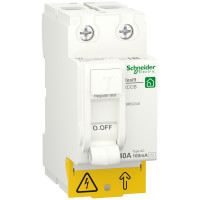 Пристрій захисного відключення 2P 40A 100mA АС, Resi9 Schneider Electric R9R52240