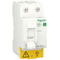 Пристрій захисного відключення 2P 63A 300mA АС, Resi9 Schneider Electric R9R54263