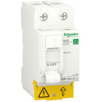 Пристрій захисного відключення 2P 63A 300mA А-S, Resi9 Schneider Electric R9R65263
