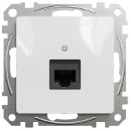 Комп'ютерна розетка RJ45, кат. 5e, неекр. UTP, Білий, Sedna Design SDD111451