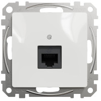 Комп'ютерна розетка RJ45, кат. 6, неекр. UTP, Білий, Sedna Design SDD111461