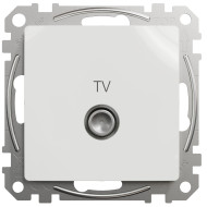 Розетка TV кінцева, 4дБ, Білий, Sedna Design SDD111471