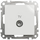 Розетка TV кінцева, 4дБ, Білий, Sedna Design SDD111471