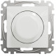 Світлорегулятор поворотний LED, 230В, 100Вт, Білий, Sedna Design SDD111502