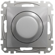 Світлорегулятор поворотний LED, 230В, 100Вт, Алюміній, Sedna Design SDD113502