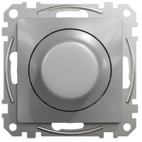 Світлорегулятор поворотний LED, 230В, 100Вт, Алюміній, Sedna Design SDD113502